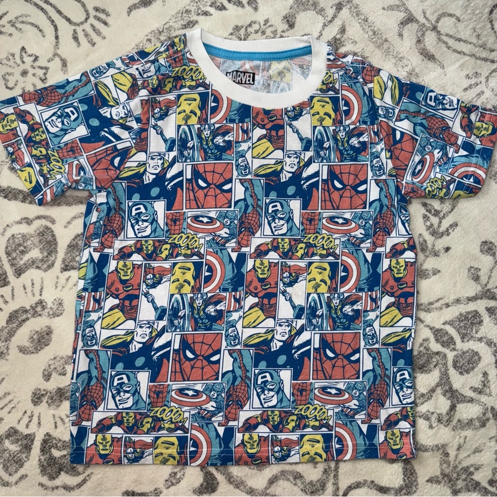 Marvel‎ Kids Graphic T-Shirt - Blue and Red